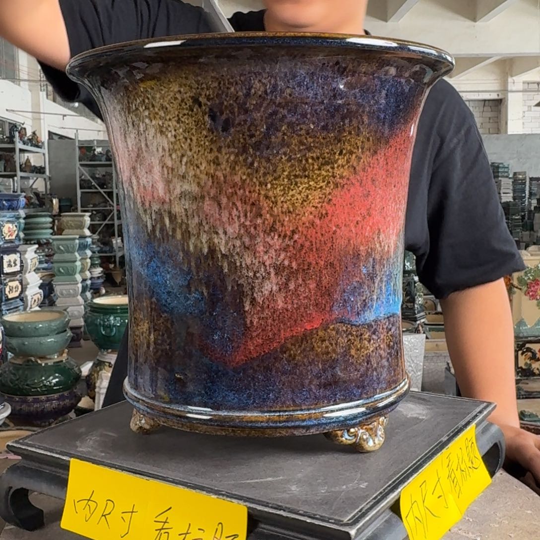 。一风堂石湾花盆 内25*26