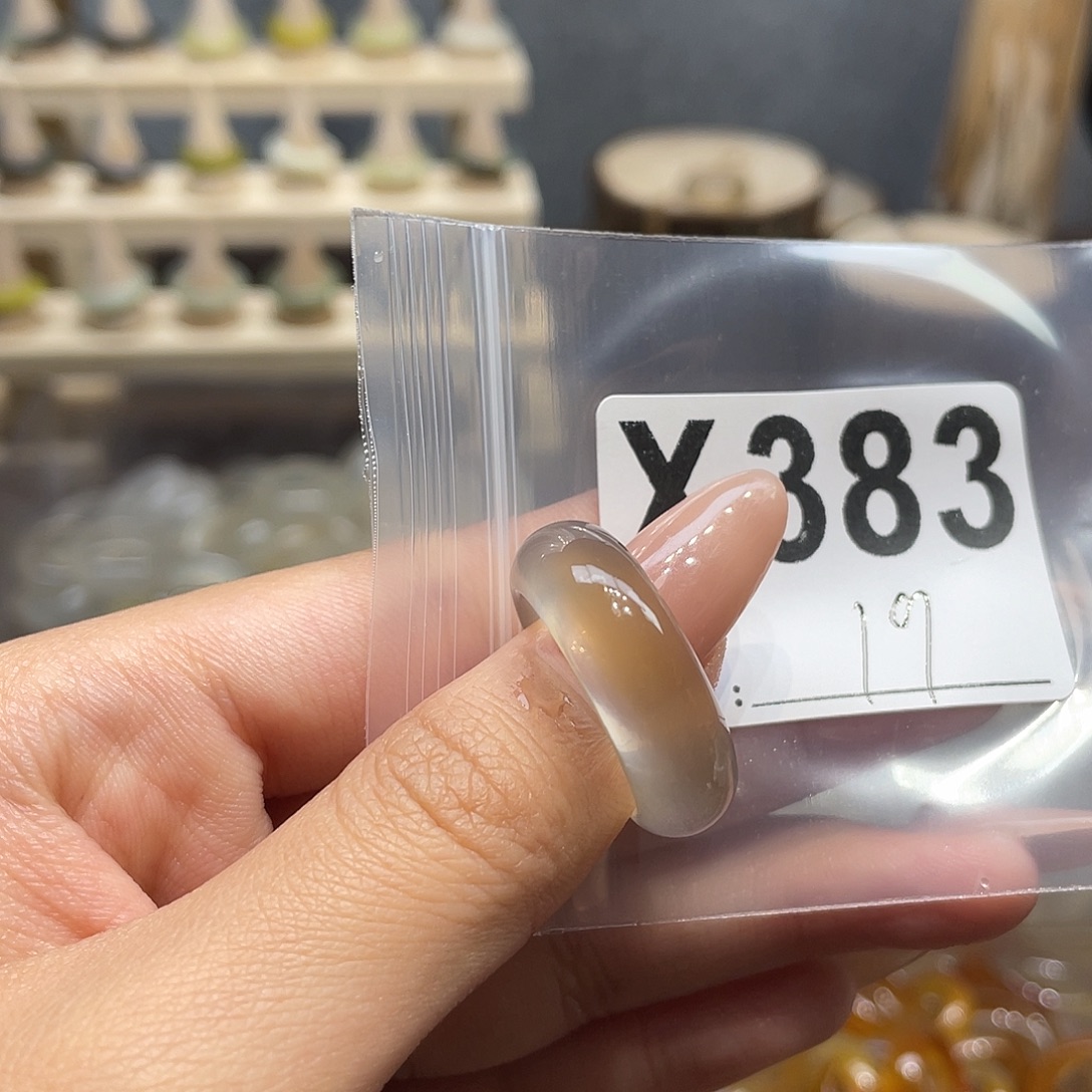 玛瑙/玉髓未镶嵌戒指383