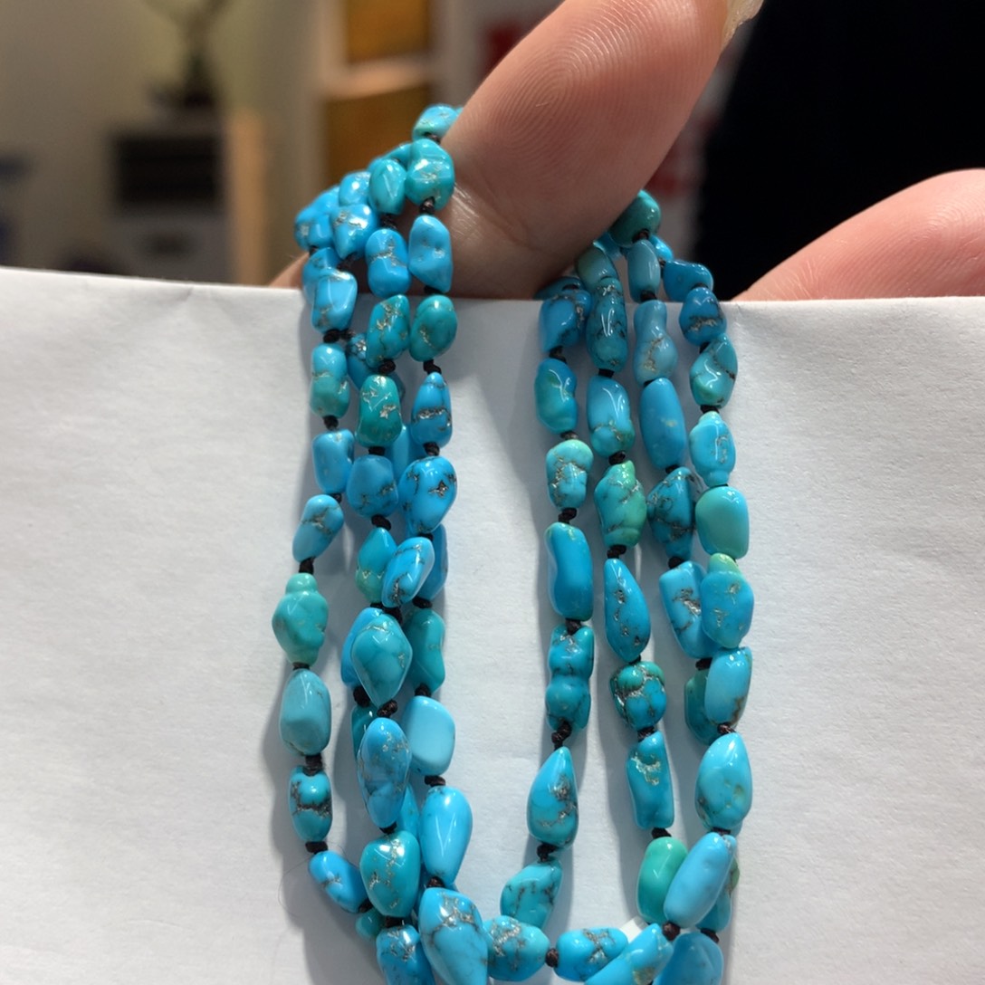 绿松石长链未镶嵌