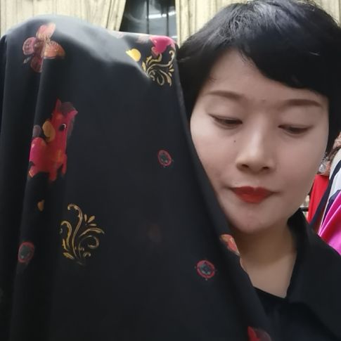 蚕丝3米皮子香云纱布料