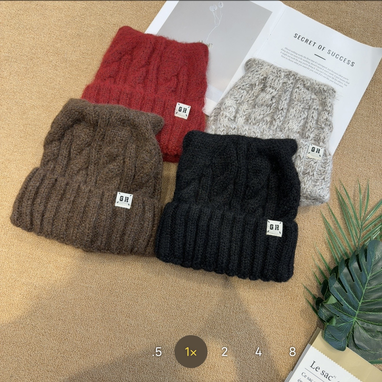 【小妹店】韩式防寒针织帽子