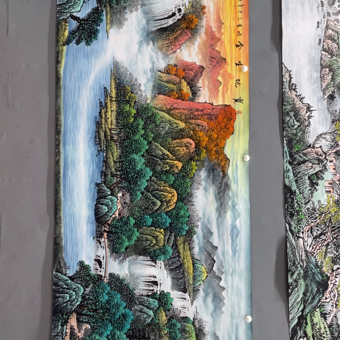 明锐老师精品小八尺画心