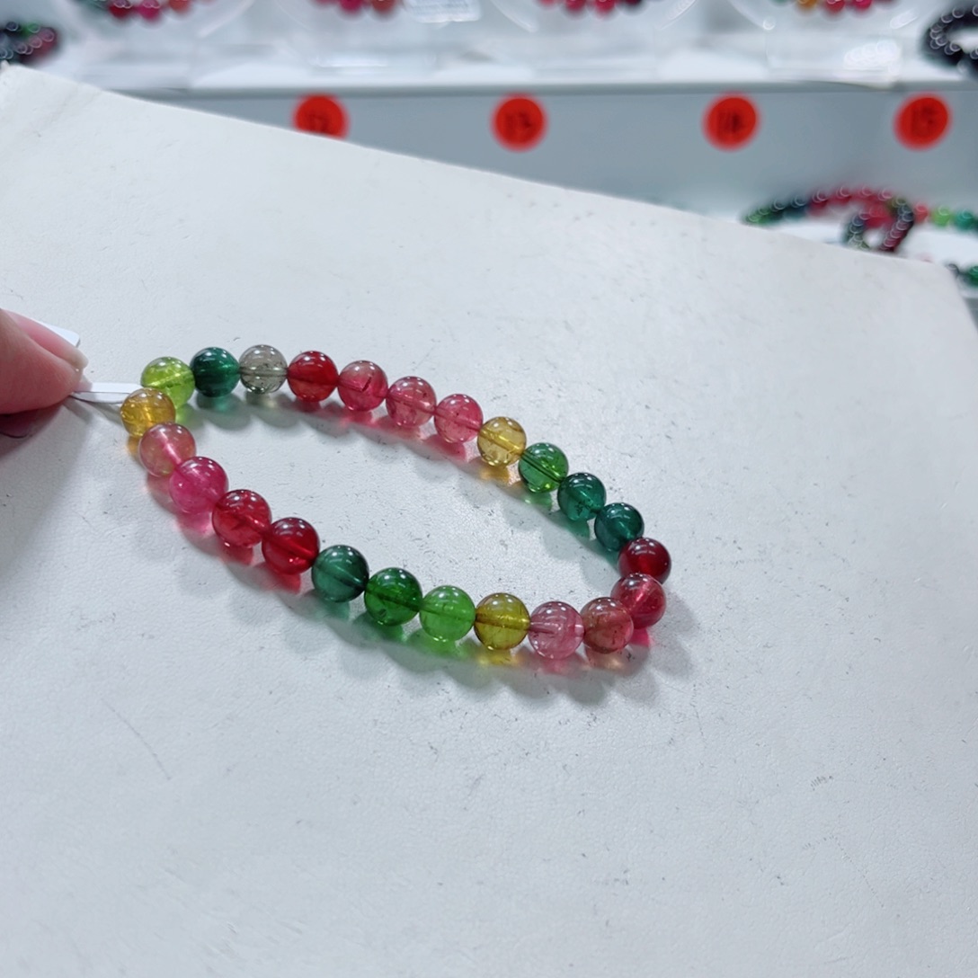 未镶嵌手链碧玺碧玺