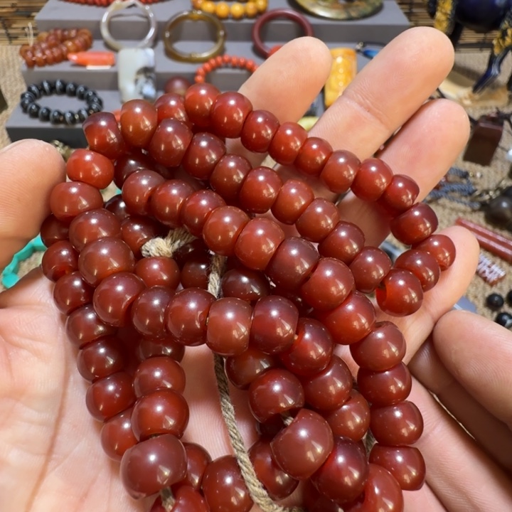 郧***石陶珠子手串珠子手串