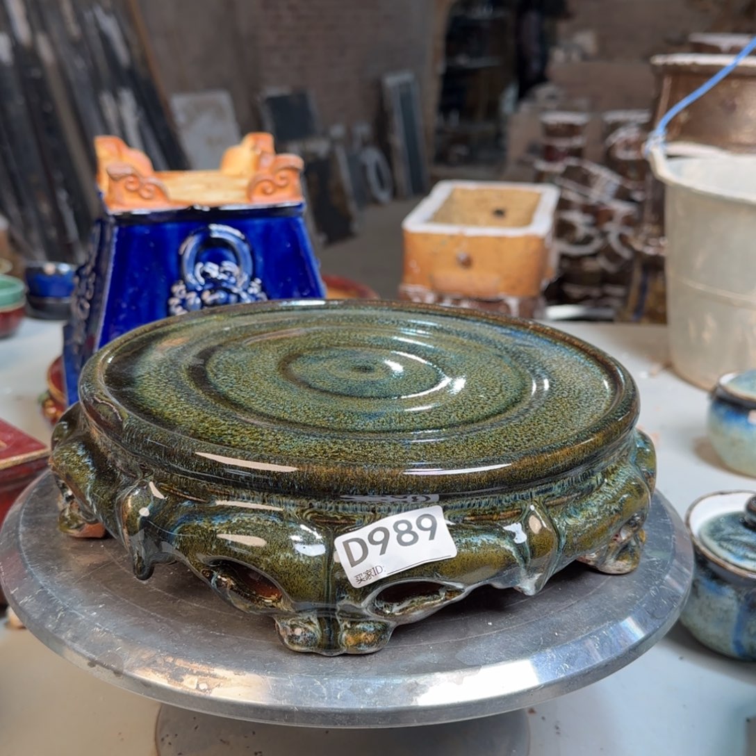 红泥花盆潭*989    瑕疵品