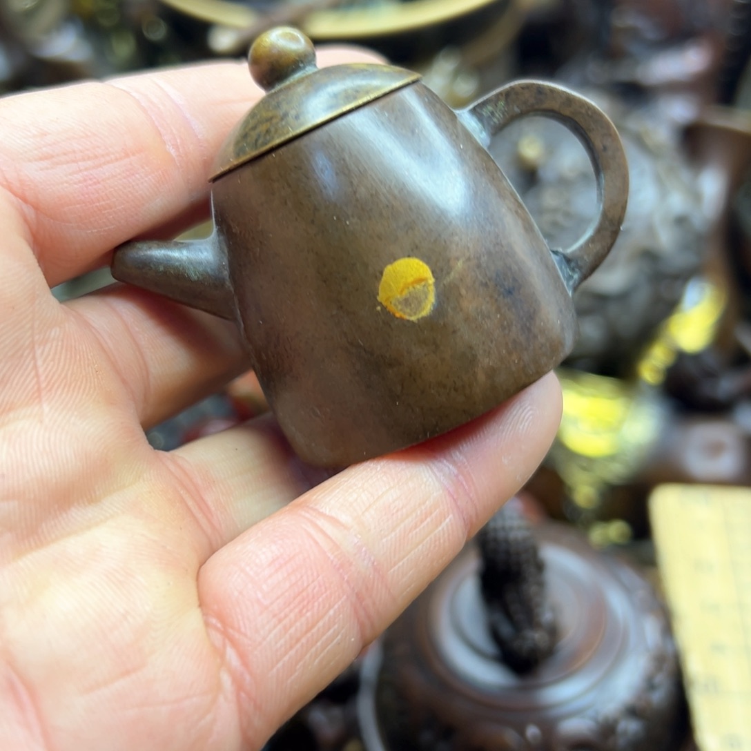 铜摆件欢迎欢迎你