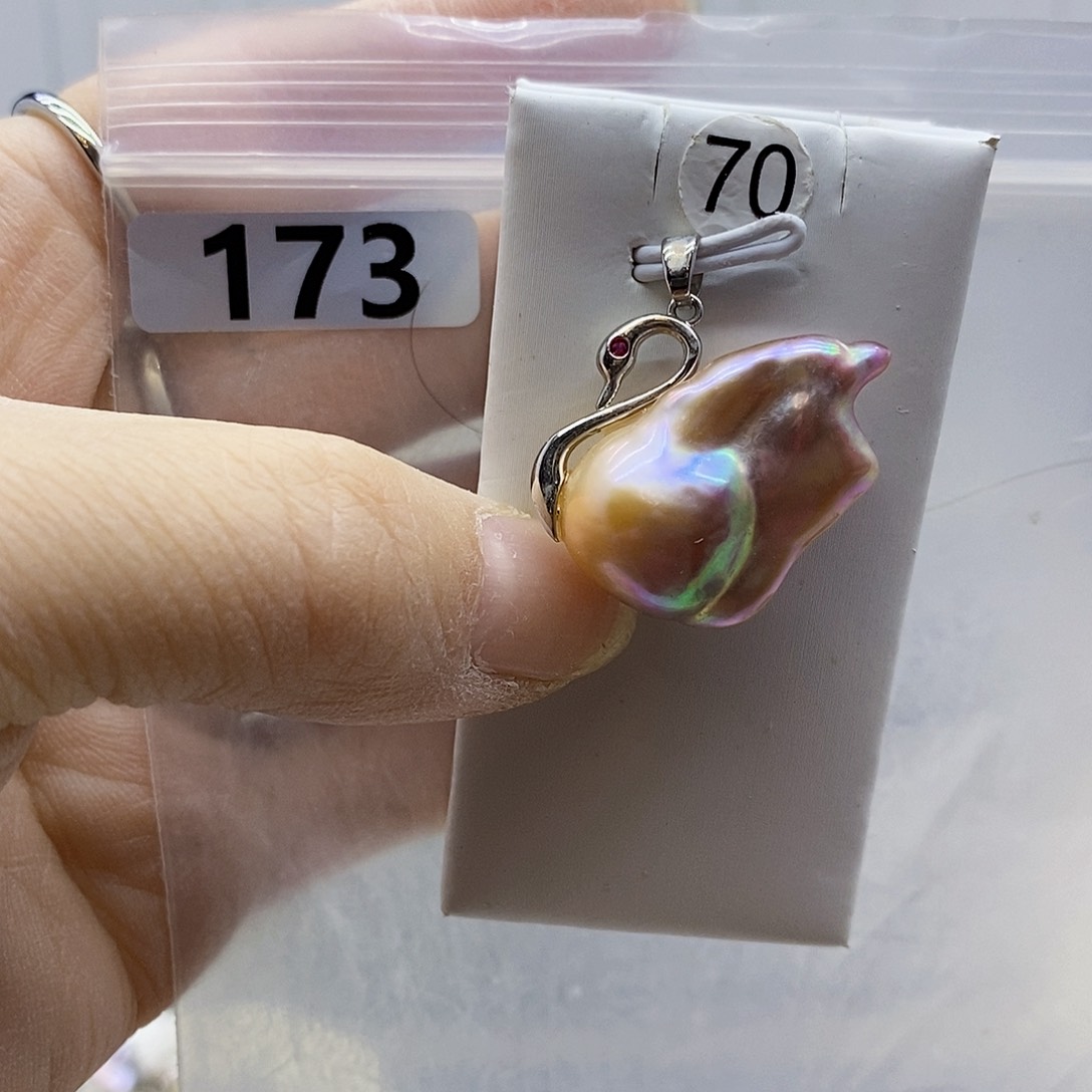 颈饰合金淡水珍珠