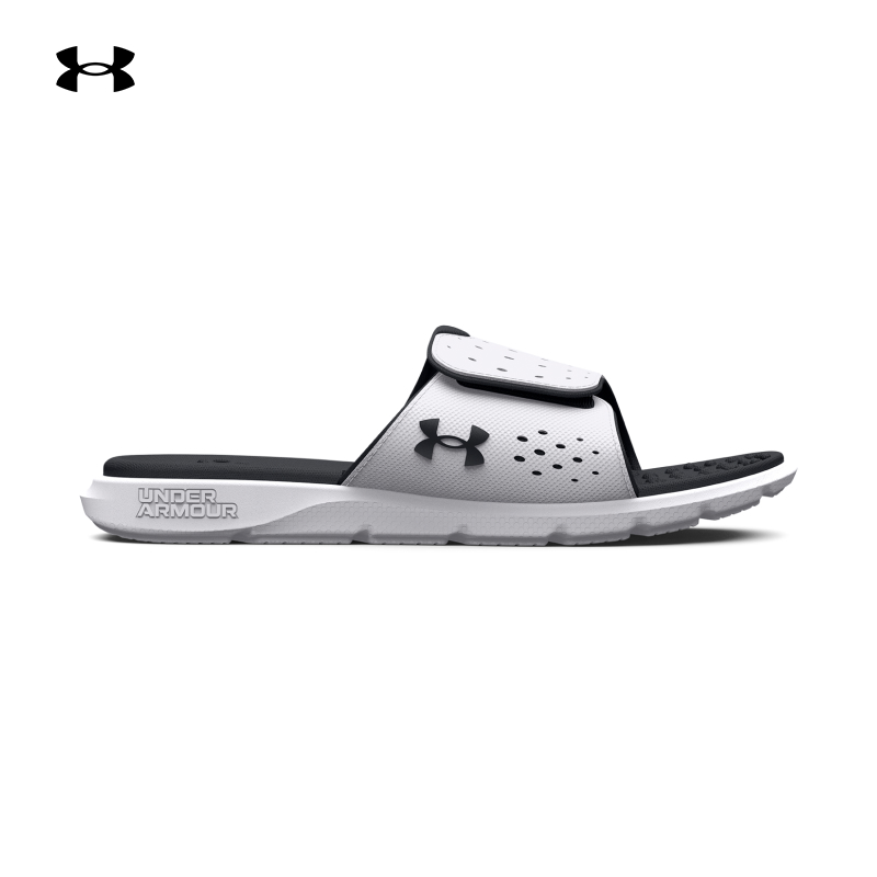 安德玛官方UAIgnite 7女子运动轻便休闲外穿拖鞋3026027