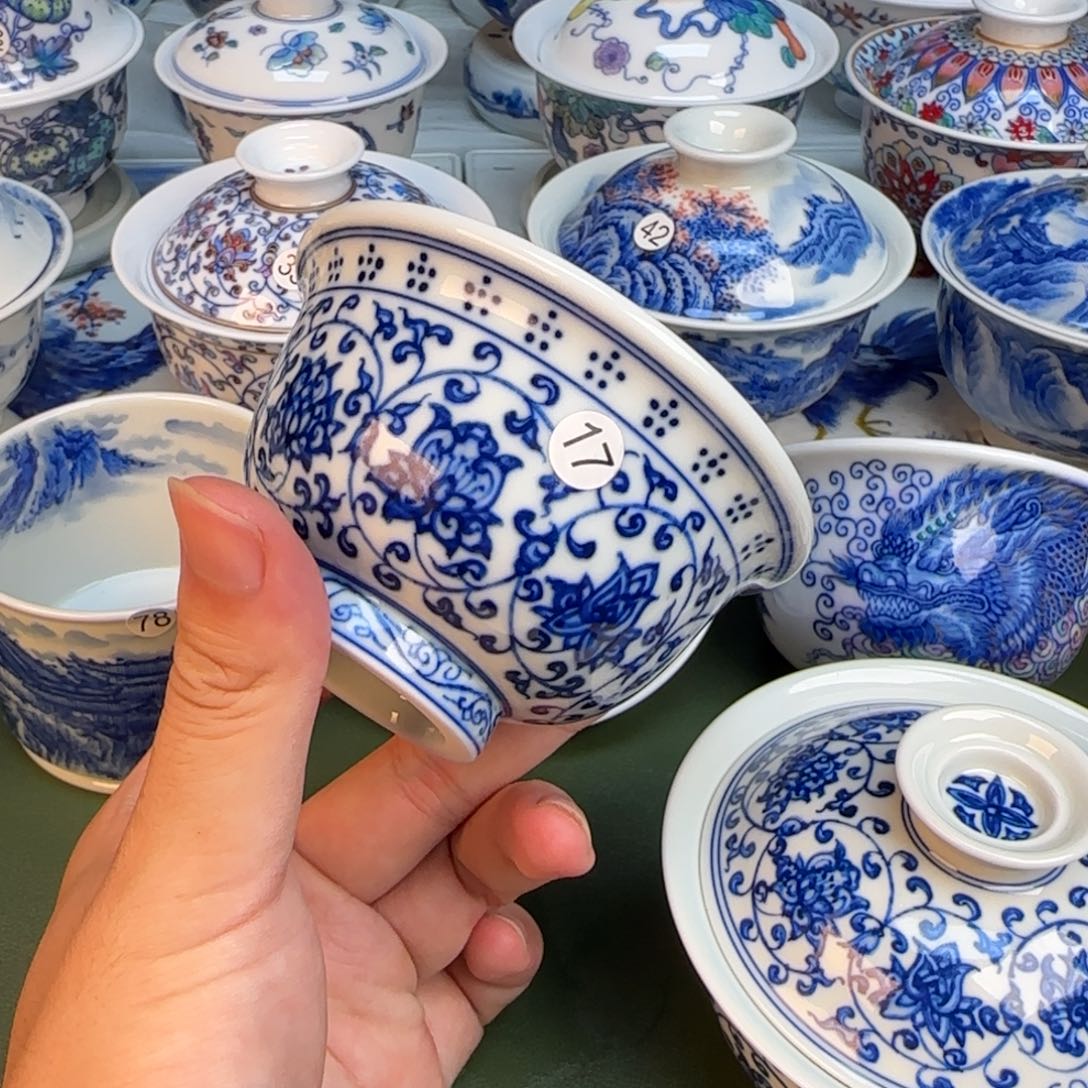 彦祖纯手工手绘茶具17