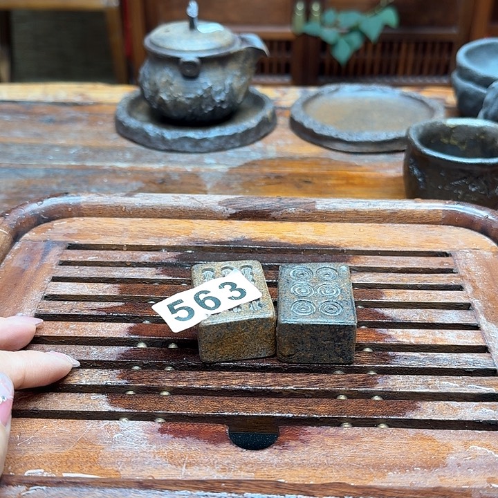 纯手工制作粗陶茶具