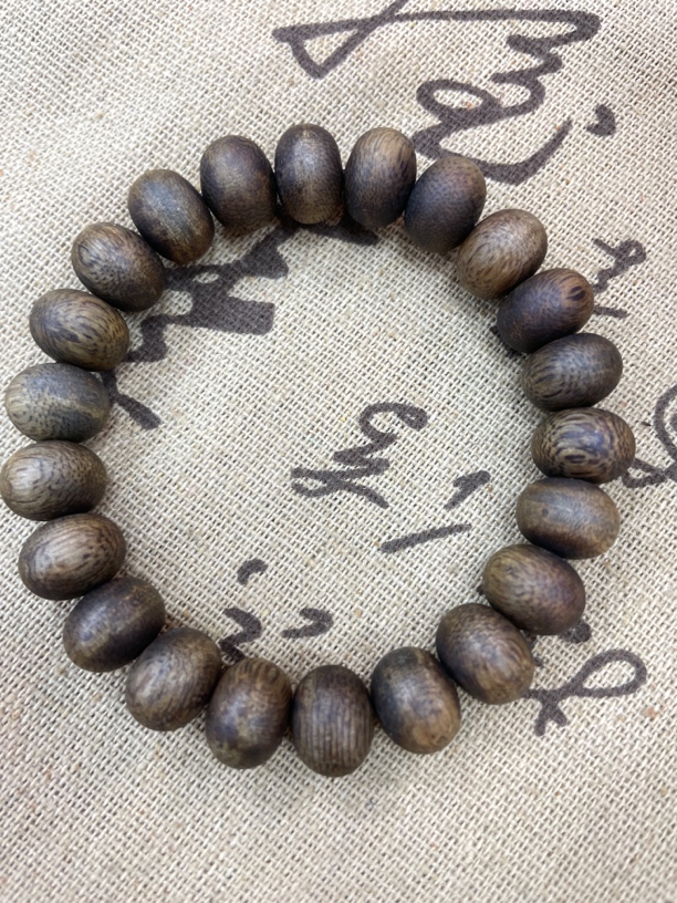 天然沉香单圈手串1.0