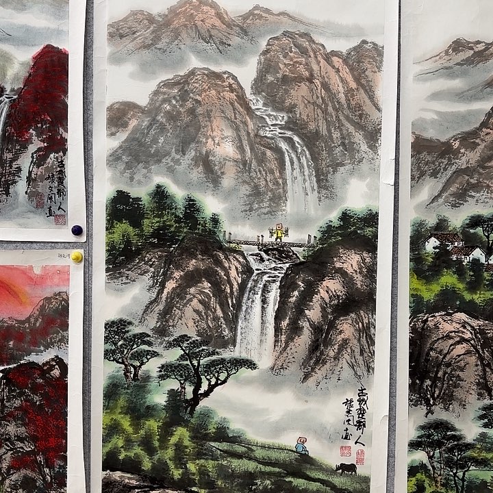 国画花鸟等多种鸟类的栖息100.50