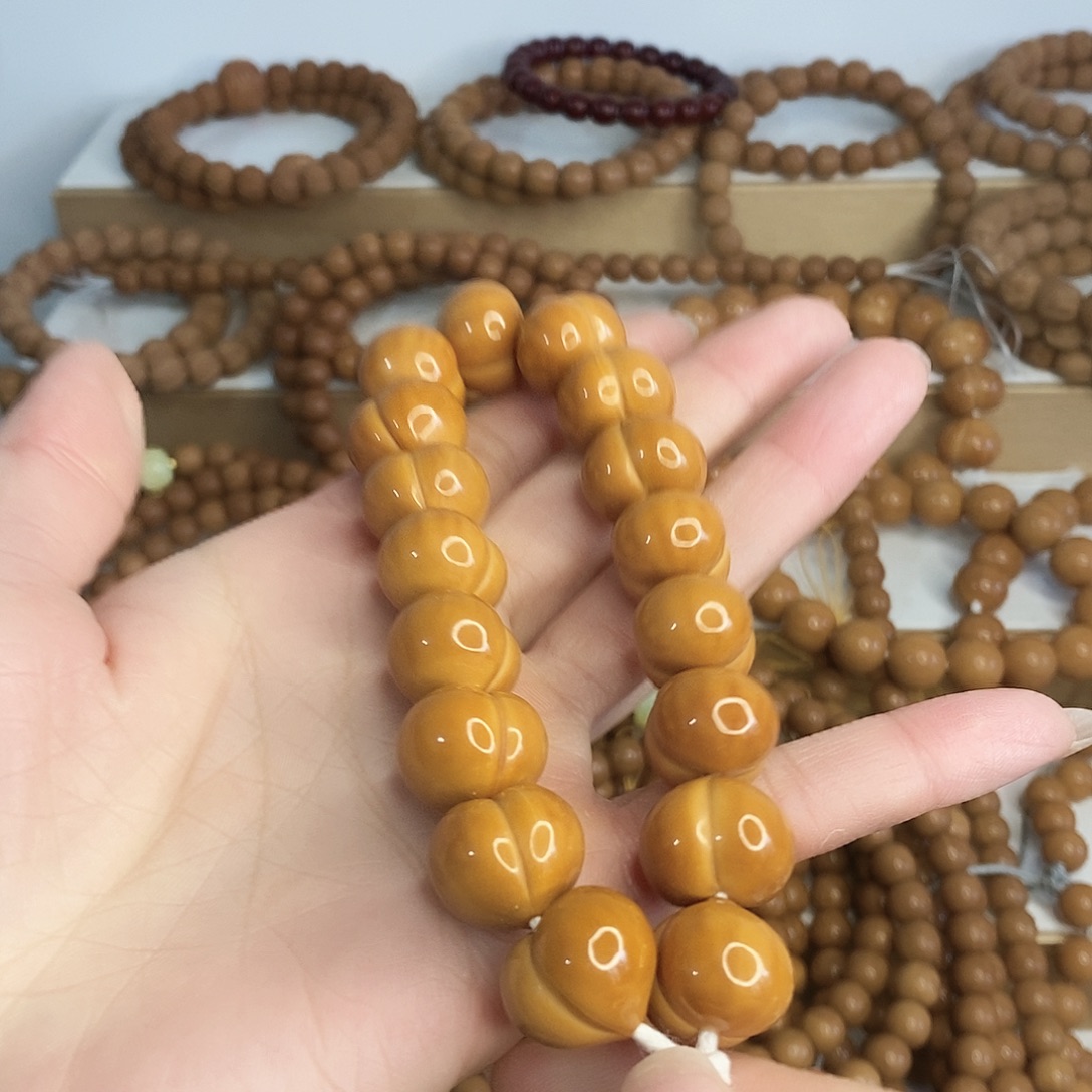 猴头核桃手串屁桃