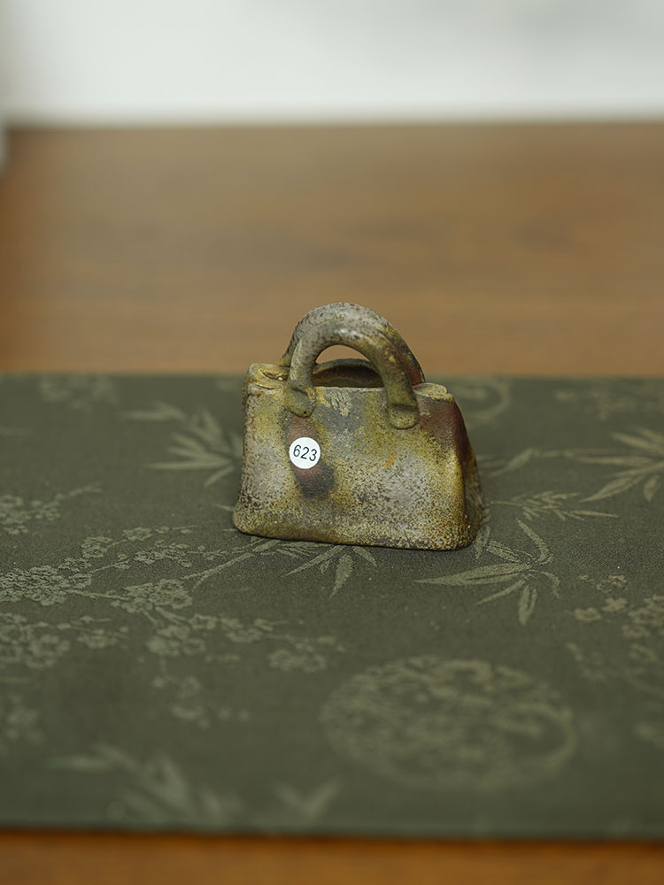 伊禾集物 日本备前烧手工匠人 三奈三 茶宠 摆件 茶道 零配 623#