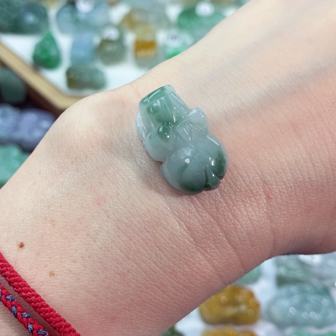 翡翠未镶嵌颈饰天然