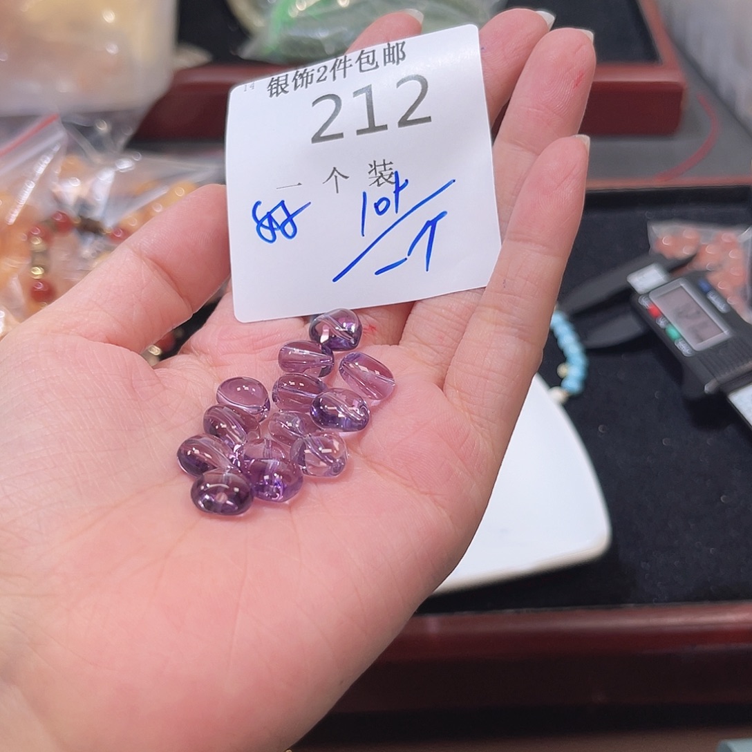 水晶珠宝半成品未镶嵌212 。         