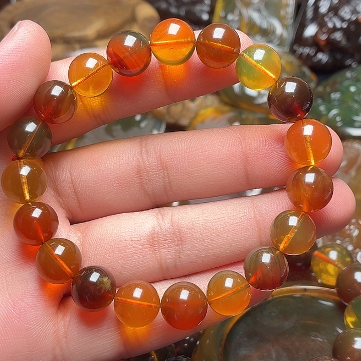 琥珀未镶嵌裸石10➕多宝35