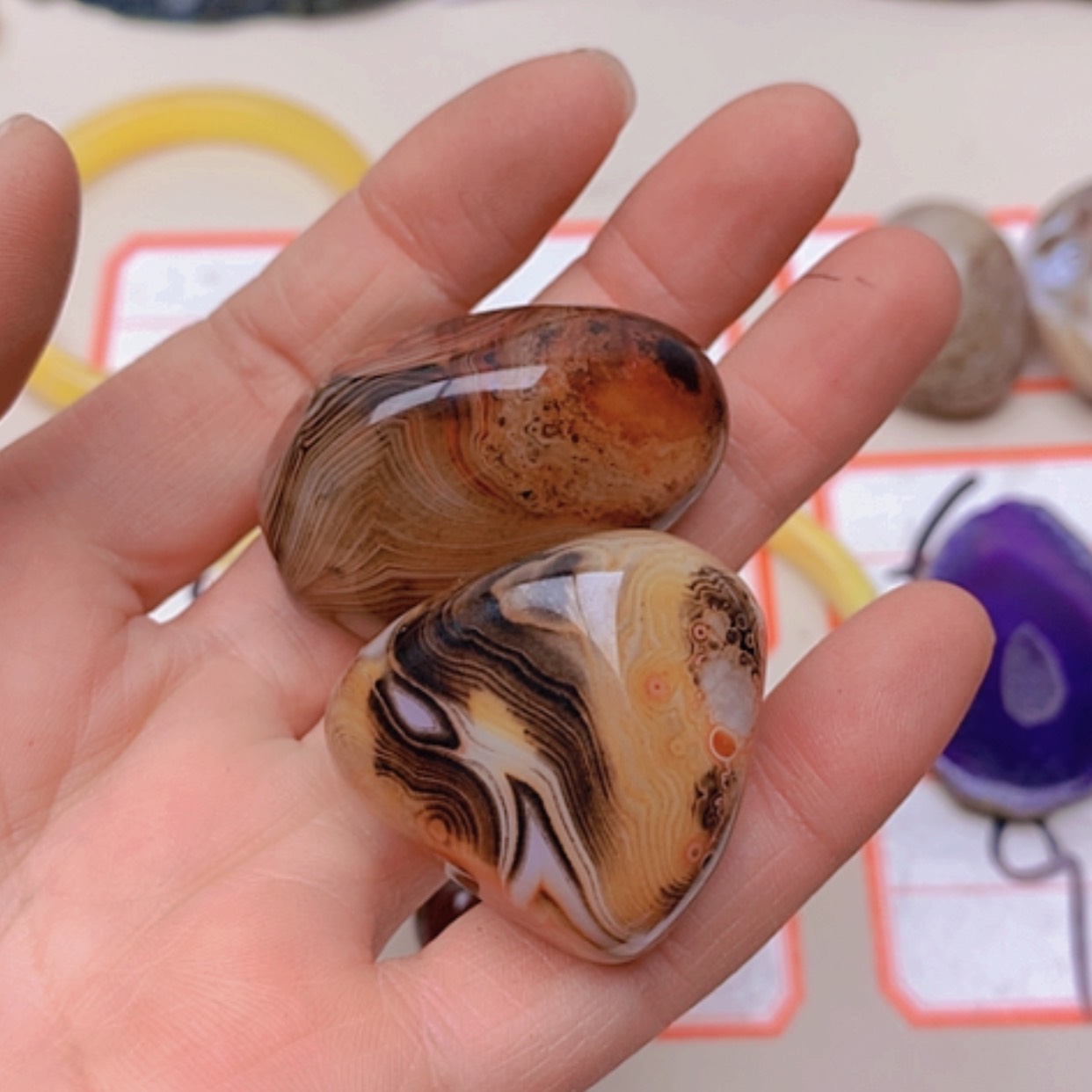 【闪购商品】玛瑙/玉髓珠宝奇石未镶嵌梦***?