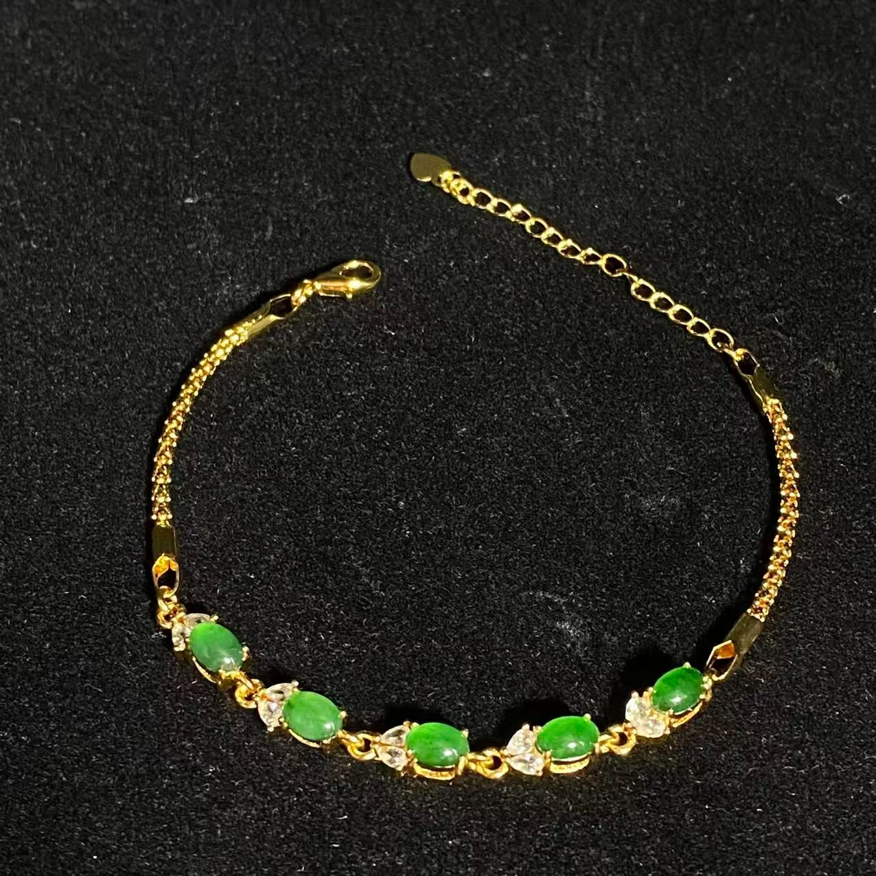 美爸优选翡翠手链055