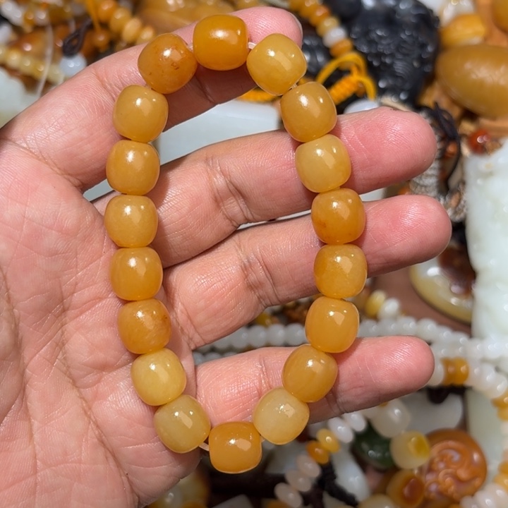 和田玉颈饰未镶嵌11*11