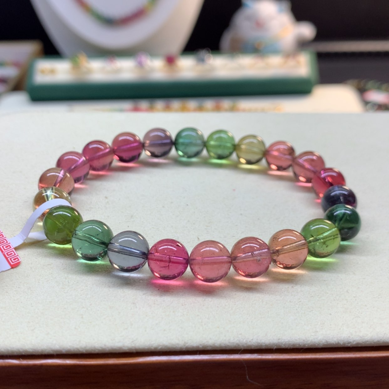 【闪购商品】碧玺手链未镶嵌碧玺8.6mm