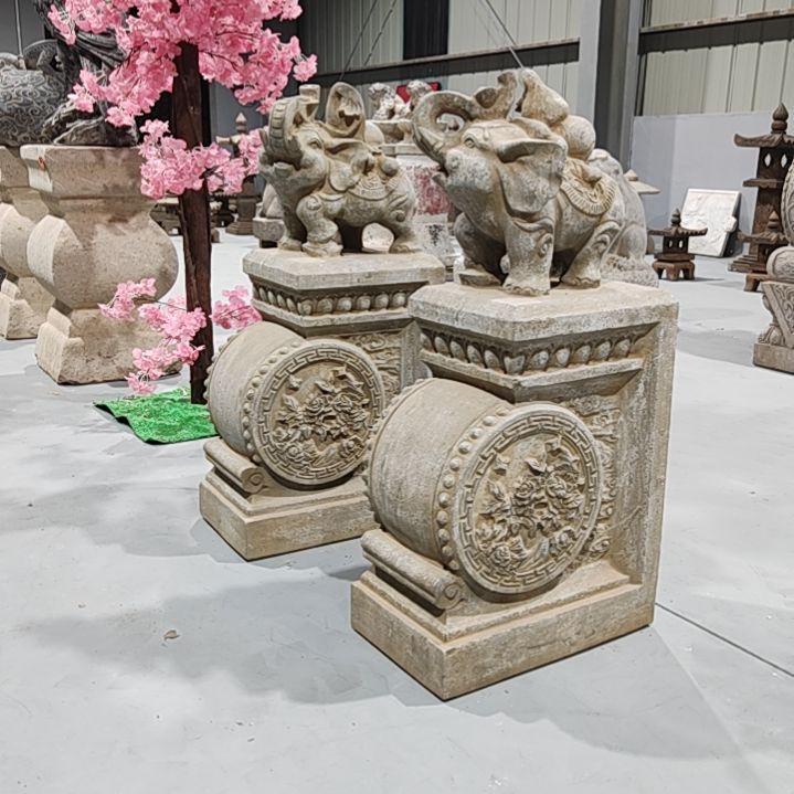 石材石雕，高度80.青石