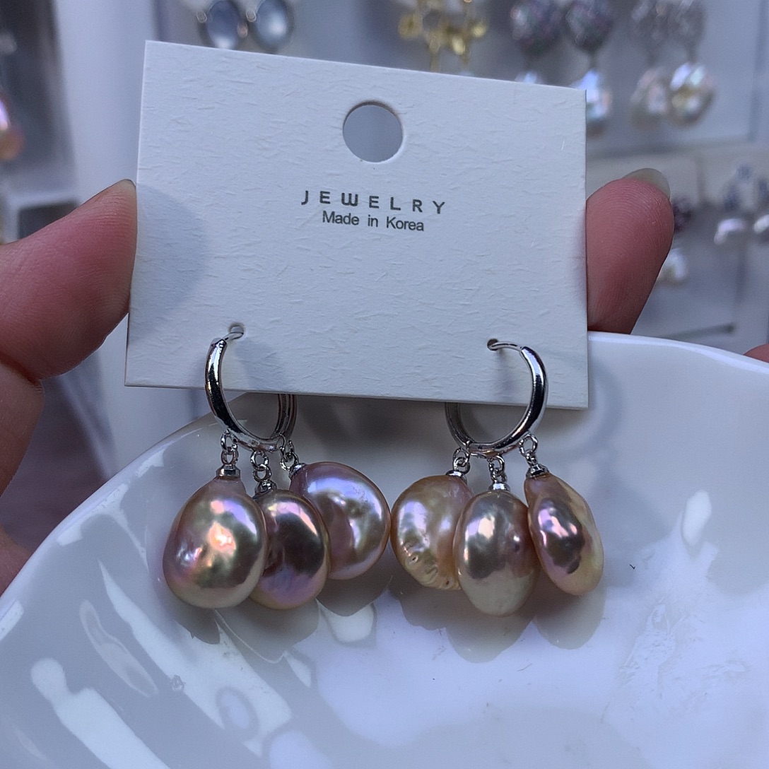 子***翰耳饰合金淡水珍珠特价4747