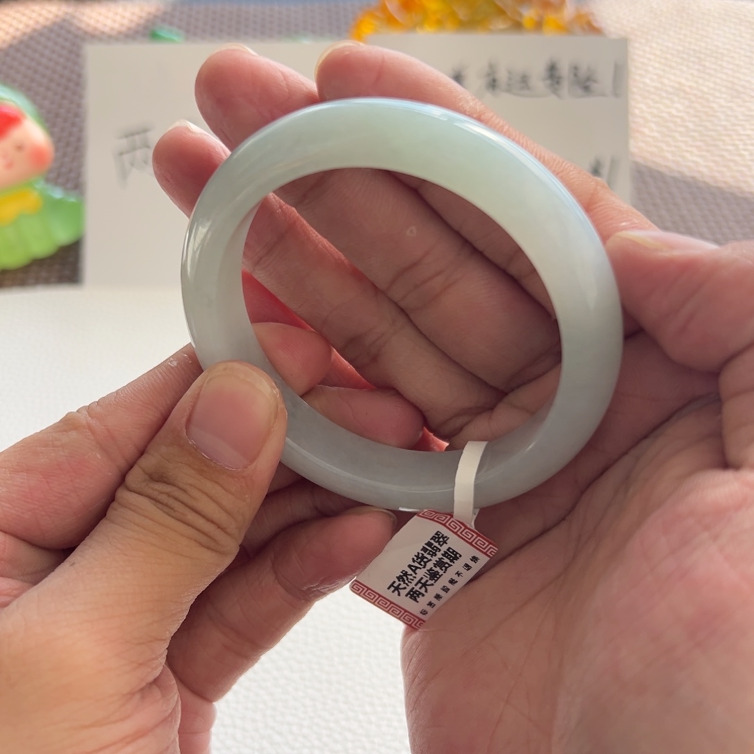 翡翠未镶嵌手镯5号 54.1