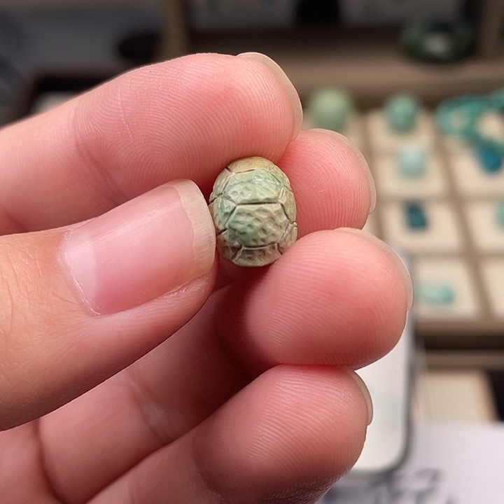 绿松石未镶嵌吊坠