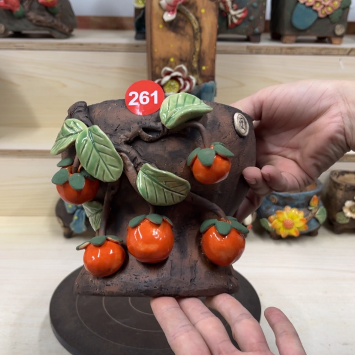 【闪购商品】紫砂花盆261内口14外高15