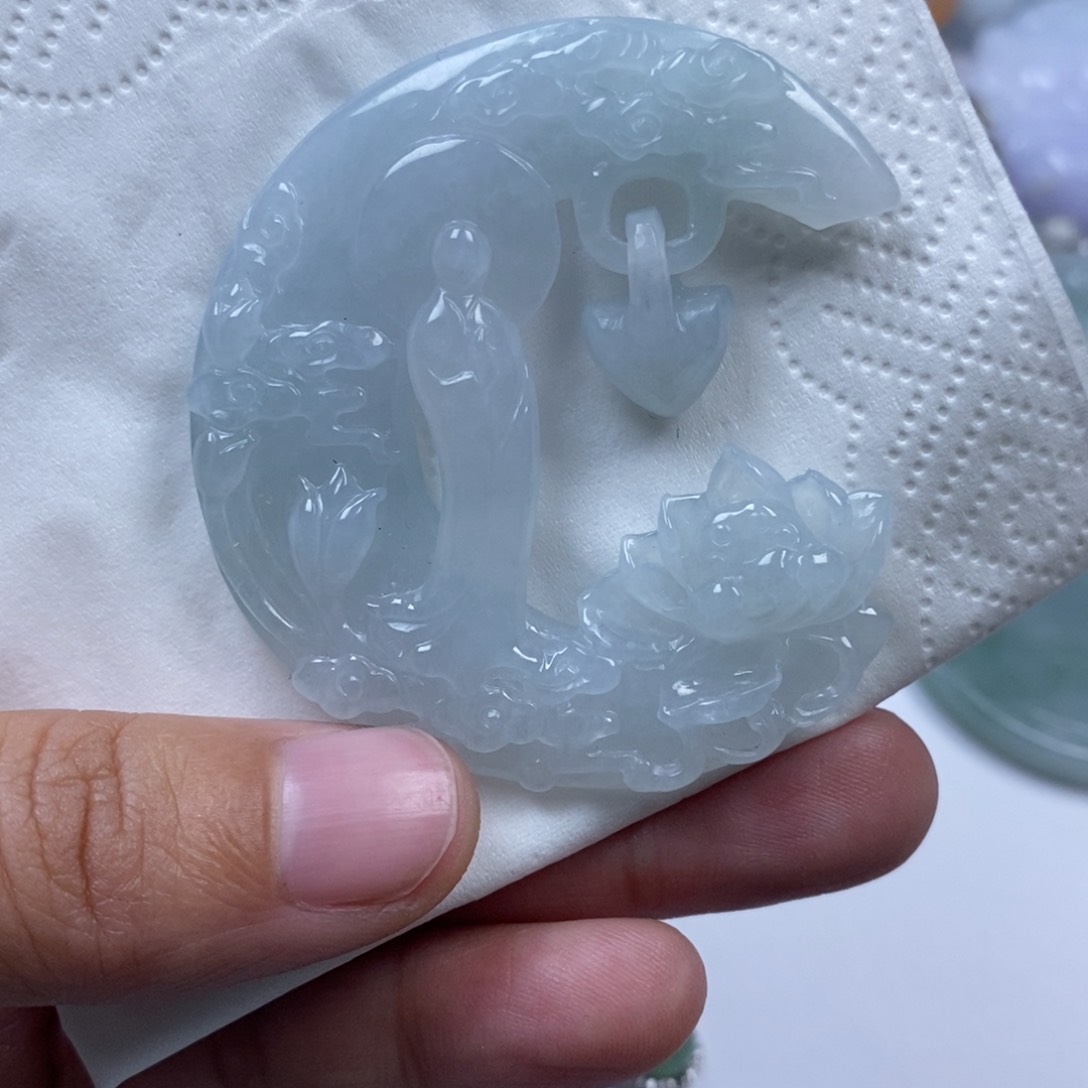 颈饰未镶嵌翡翠翡翠