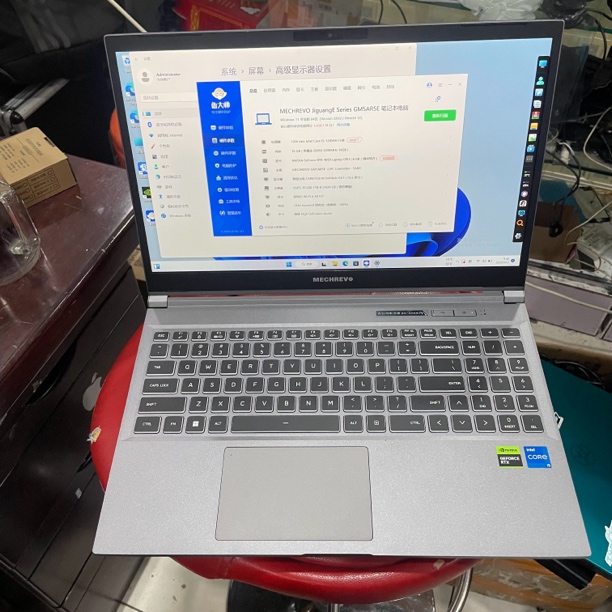 9新 MECHREVO/机械革命 极光E i5-12450H 16G 1T 4050-6G 15寸165