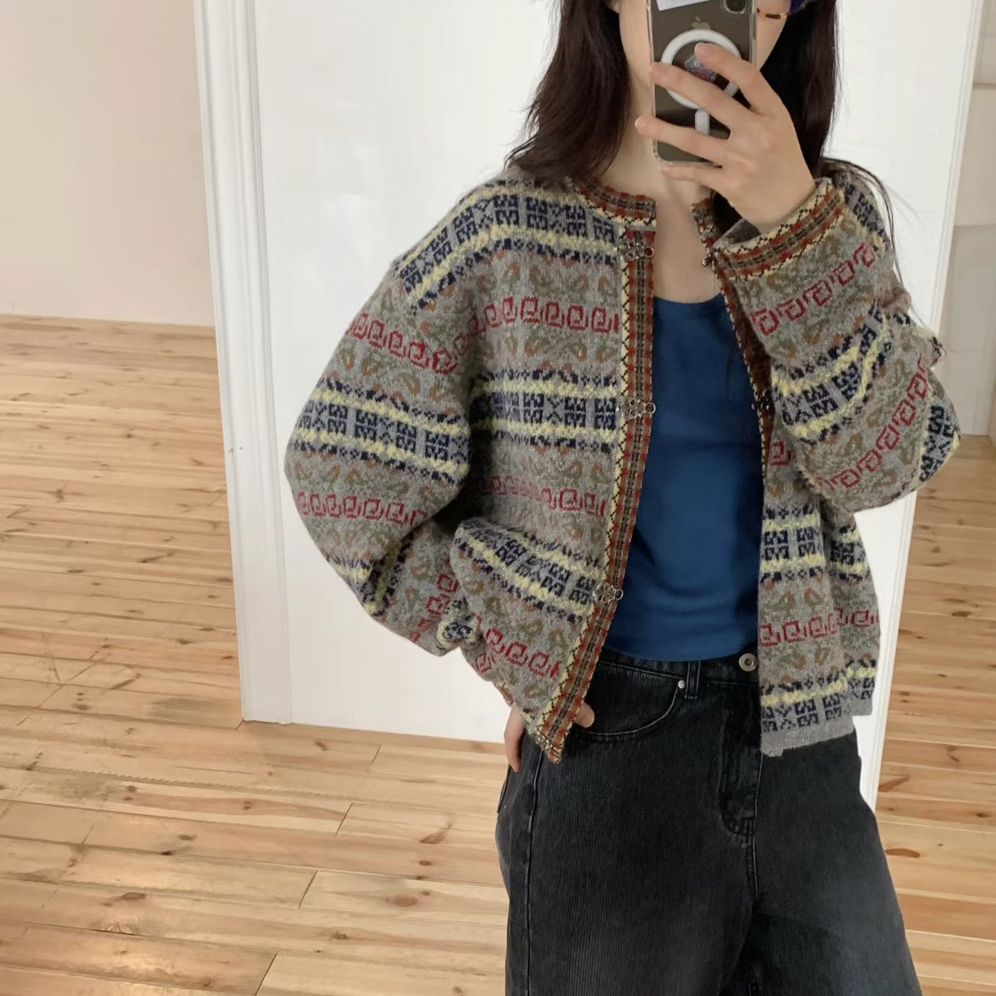 东大门正品 Fure手工毛衣外套（不支持退货）