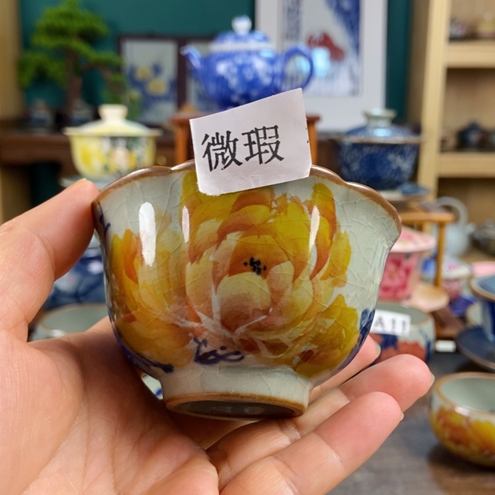 瓷片手工制作工艺精湛等特点