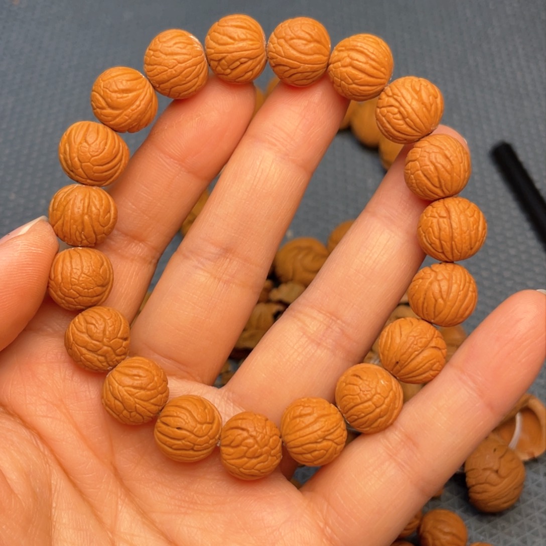 文玩核桃把件龙纹甲骨文