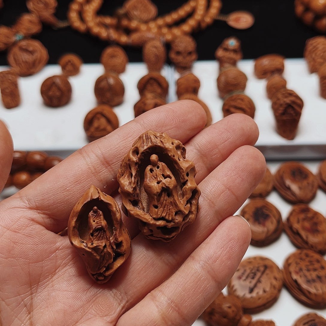 核桃手串/手链桃核手工制作工艺