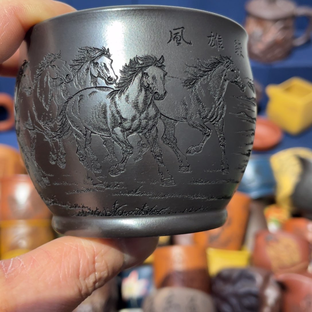 原矿紫砂手工主人杯