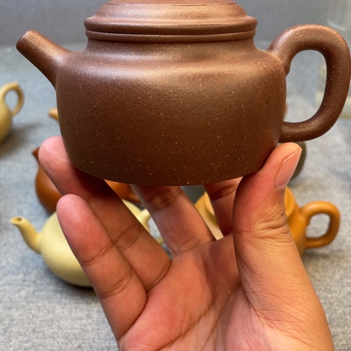 紫砂茶壶如***意全手工德中瑕