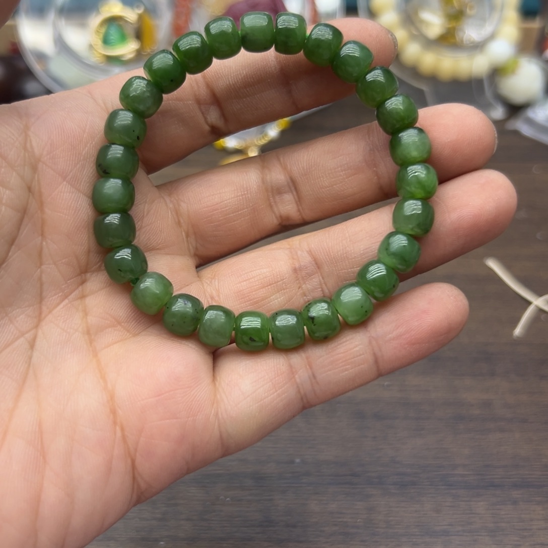 和田玉未镶嵌手链549