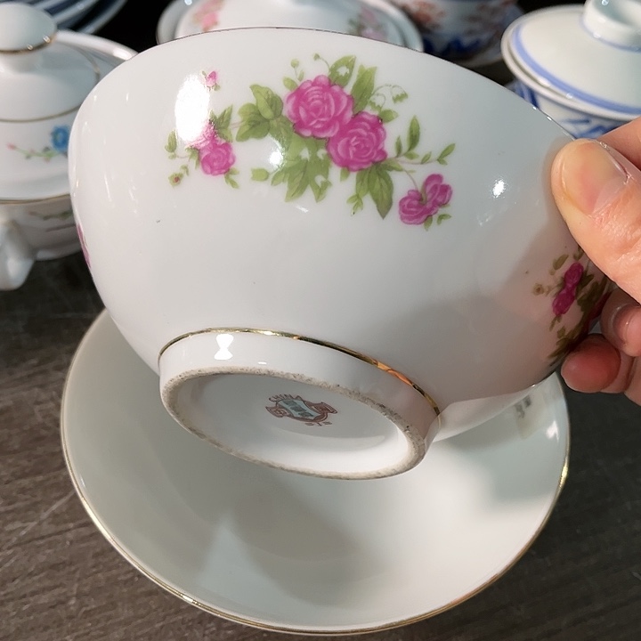 瓷片直径15厘米……发2个