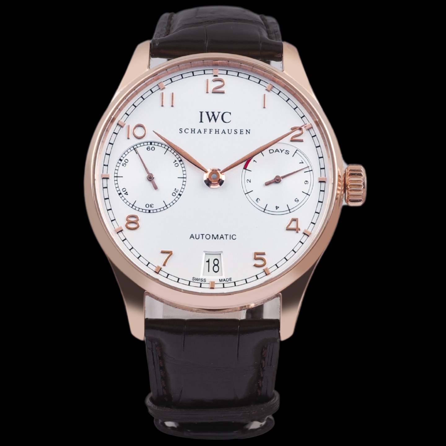 95新 IWC/万国 S/葡萄牙系列七日链 IW500113/二手单表/42.3mm