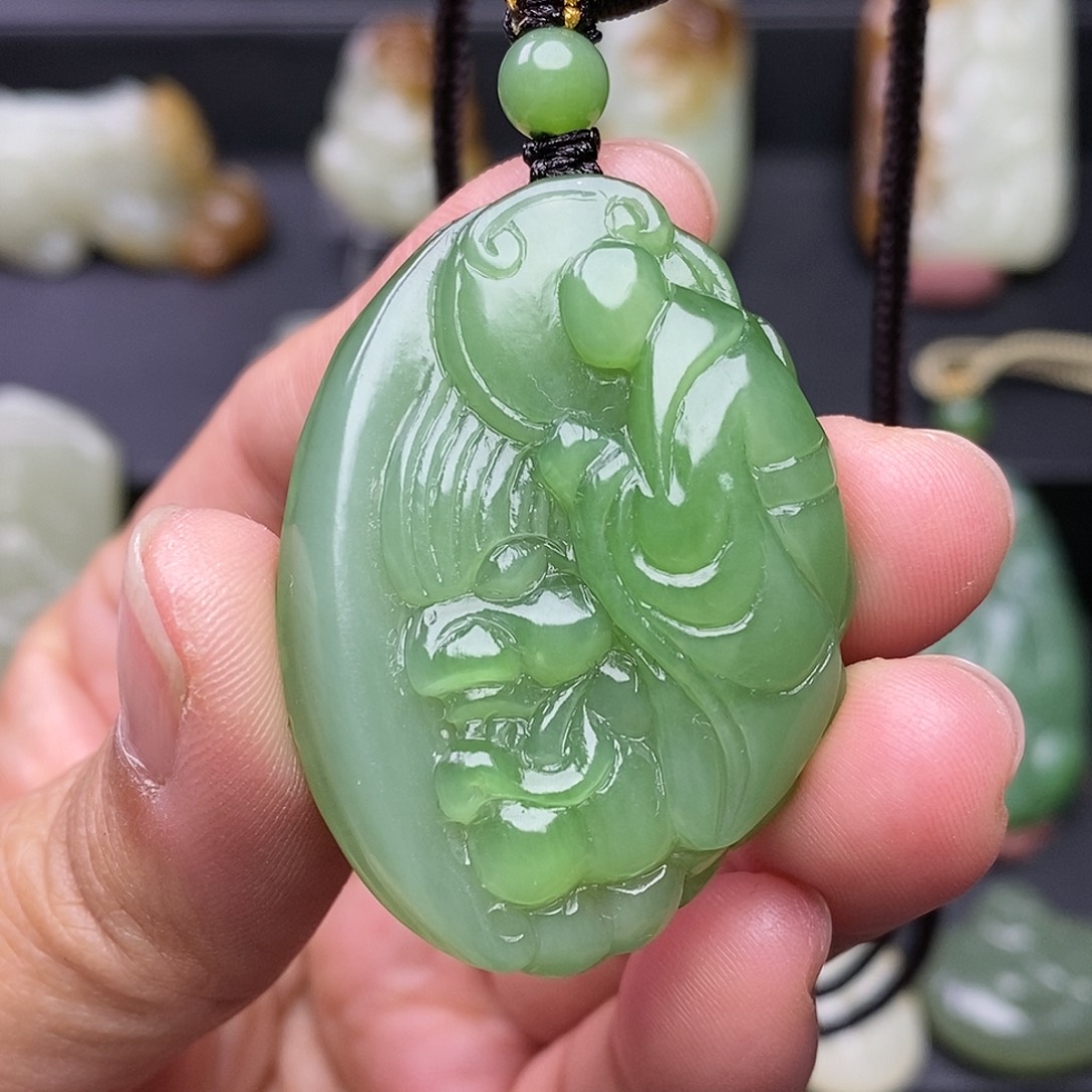 和田玉（碧玉）未镶嵌挂件