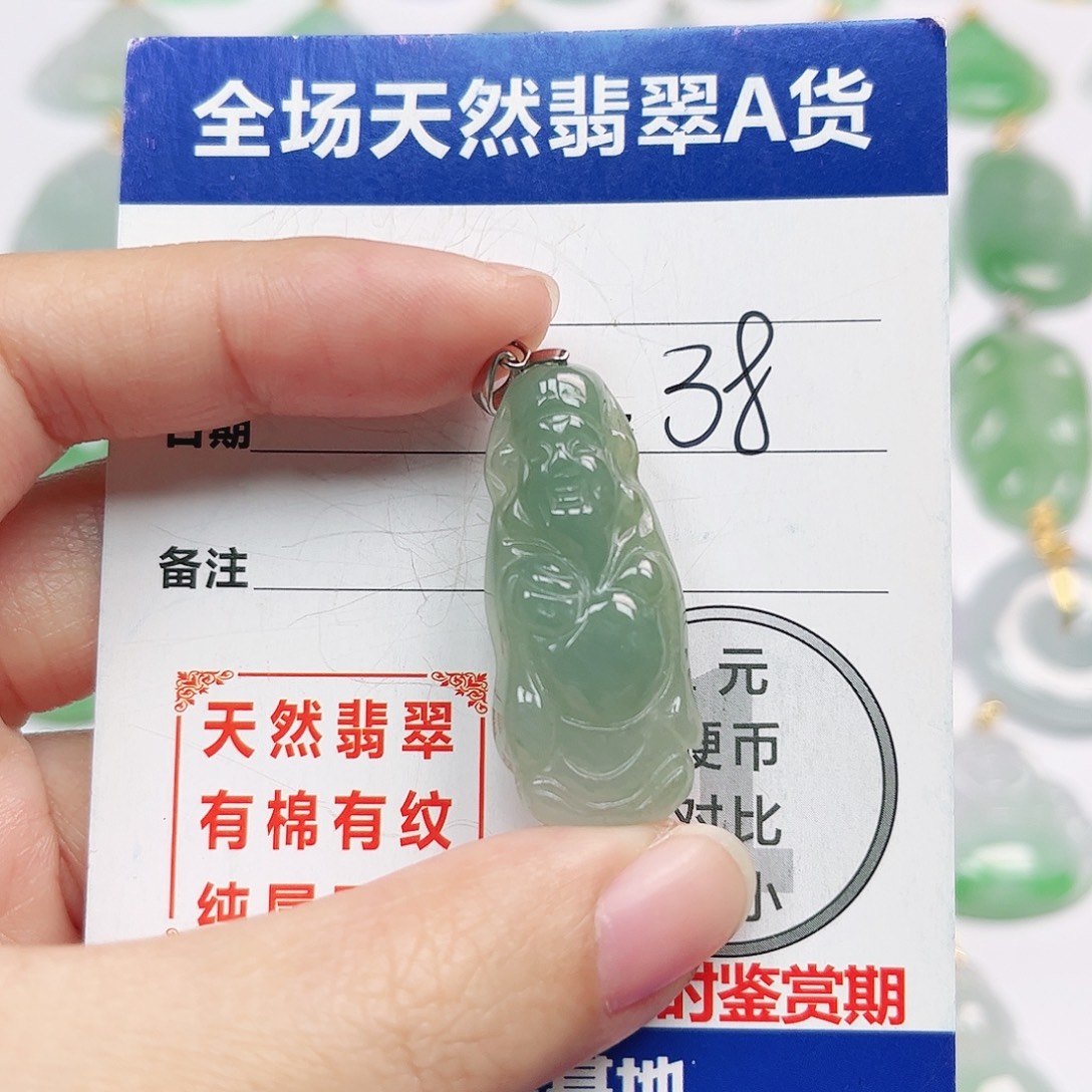 翡翠银S925镶嵌颈饰