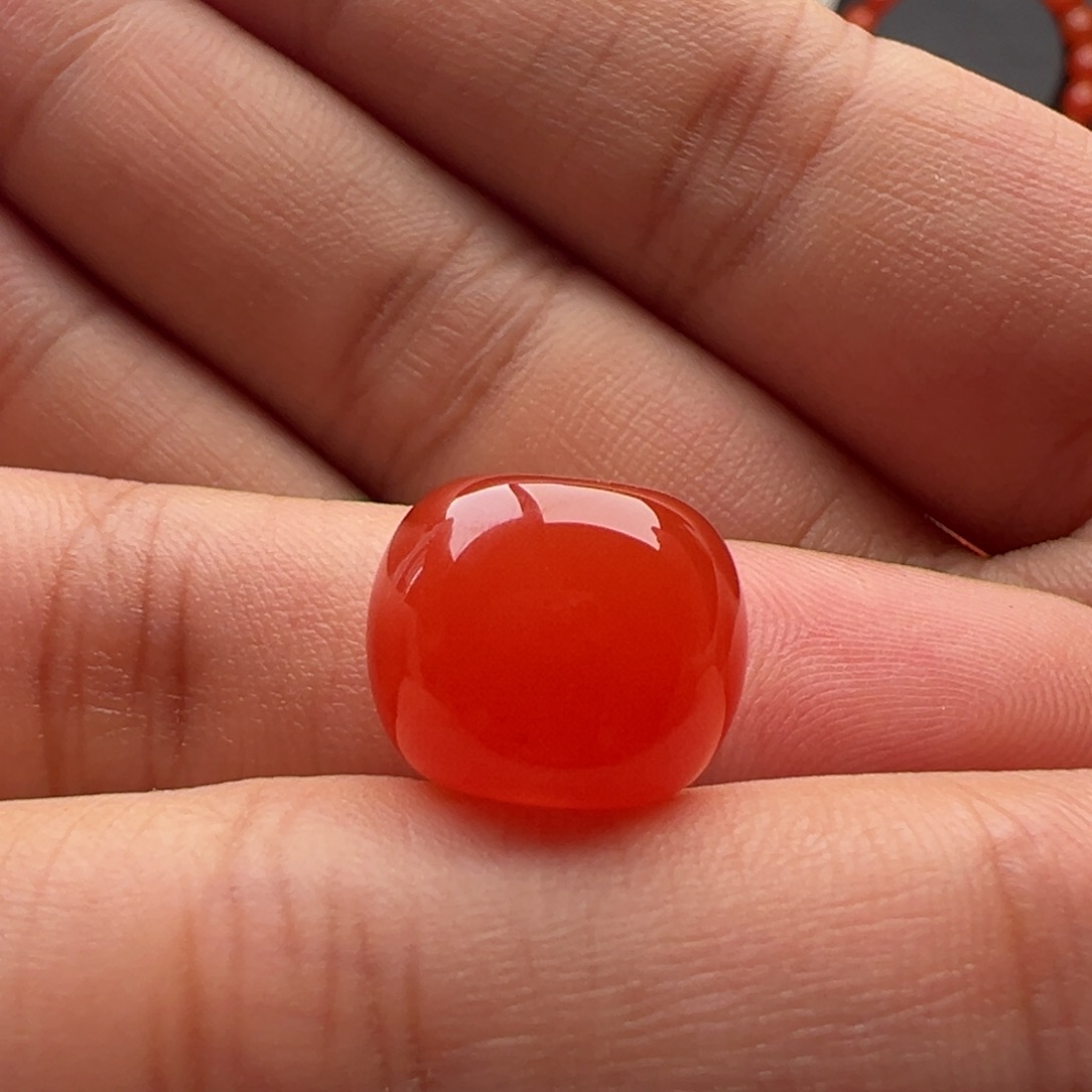 南红玛瑙未镶嵌老型13.6x11.3