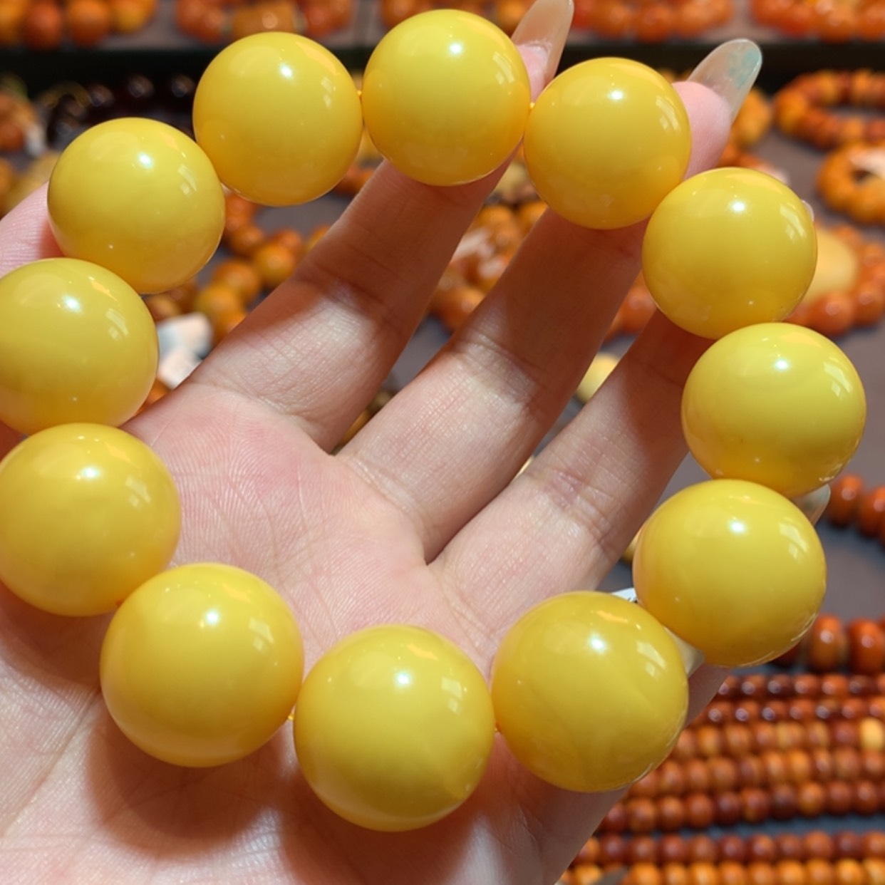 【闪购商品】未镶嵌蜜蜡手串蜜蜡手串