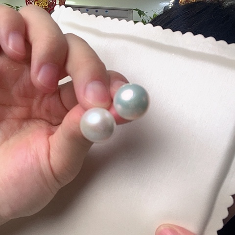 淡水珍珠耳饰未镶嵌