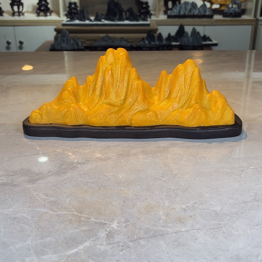 晨***6灵璧石手工雕刻奇石摆件