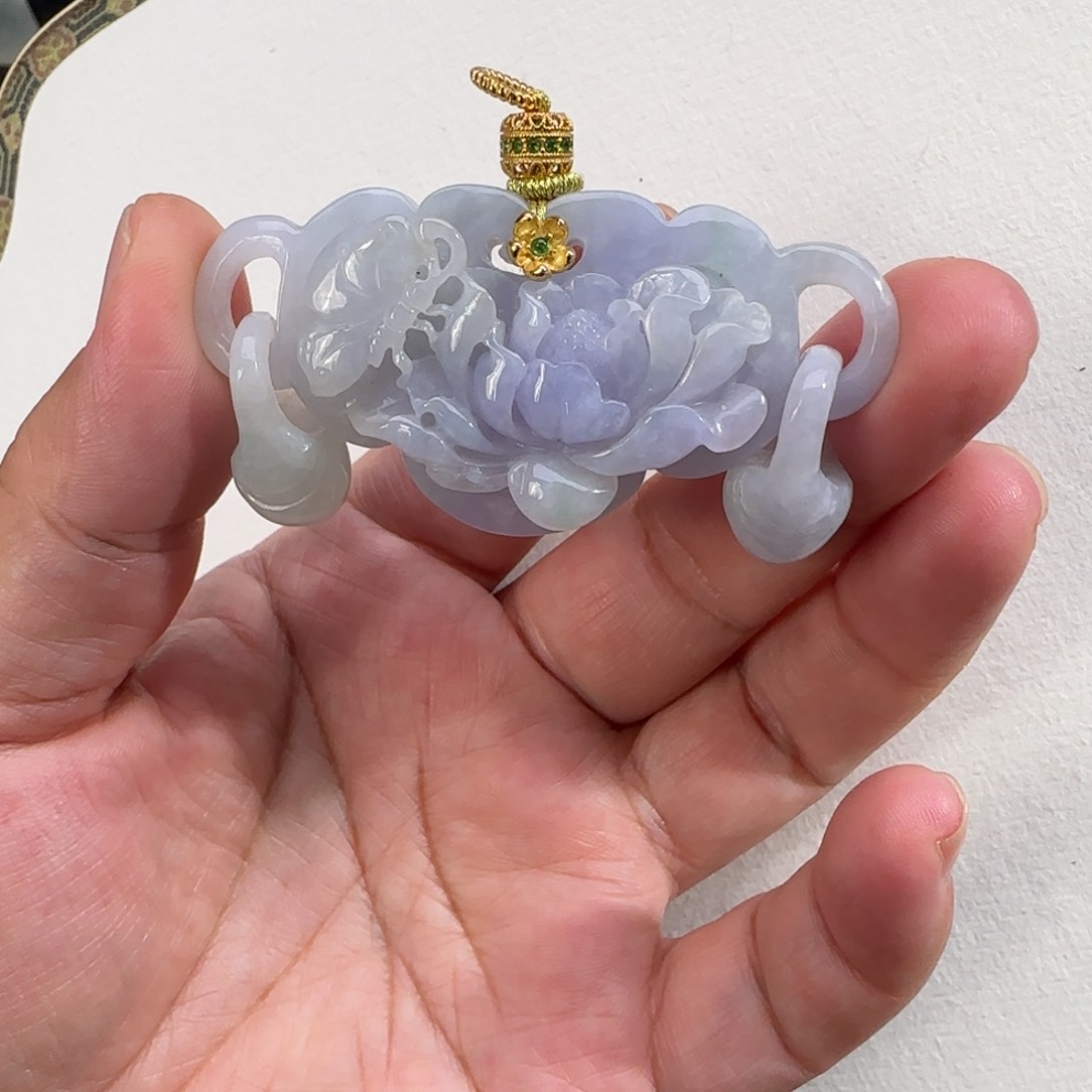 翡翠颈饰未镶嵌仿古