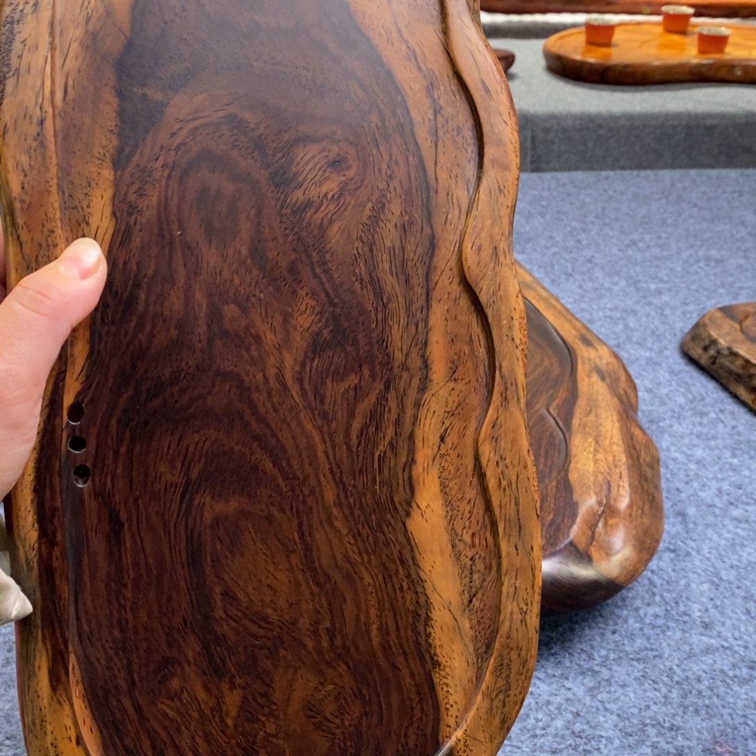 张***海非洲黑檀木湿泡茶盘