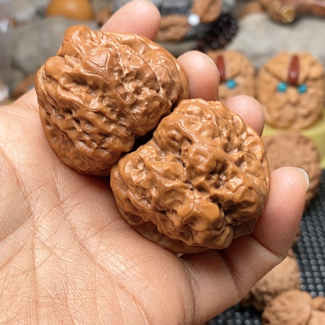 【闪购商品】文玩核桃把件，41肌肉蛙